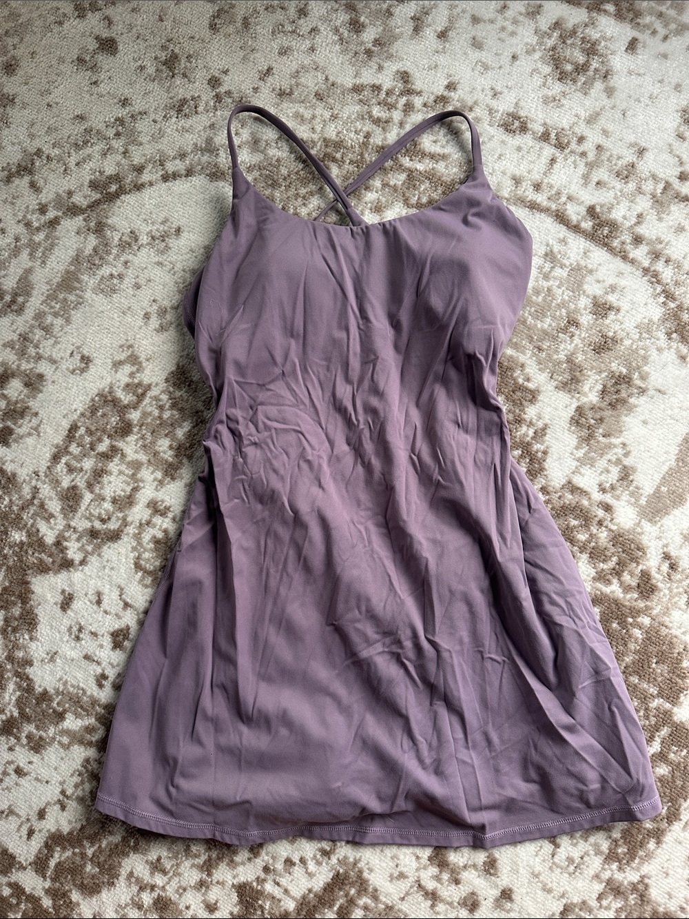 HALARA Lavender Strappy Mini Dress